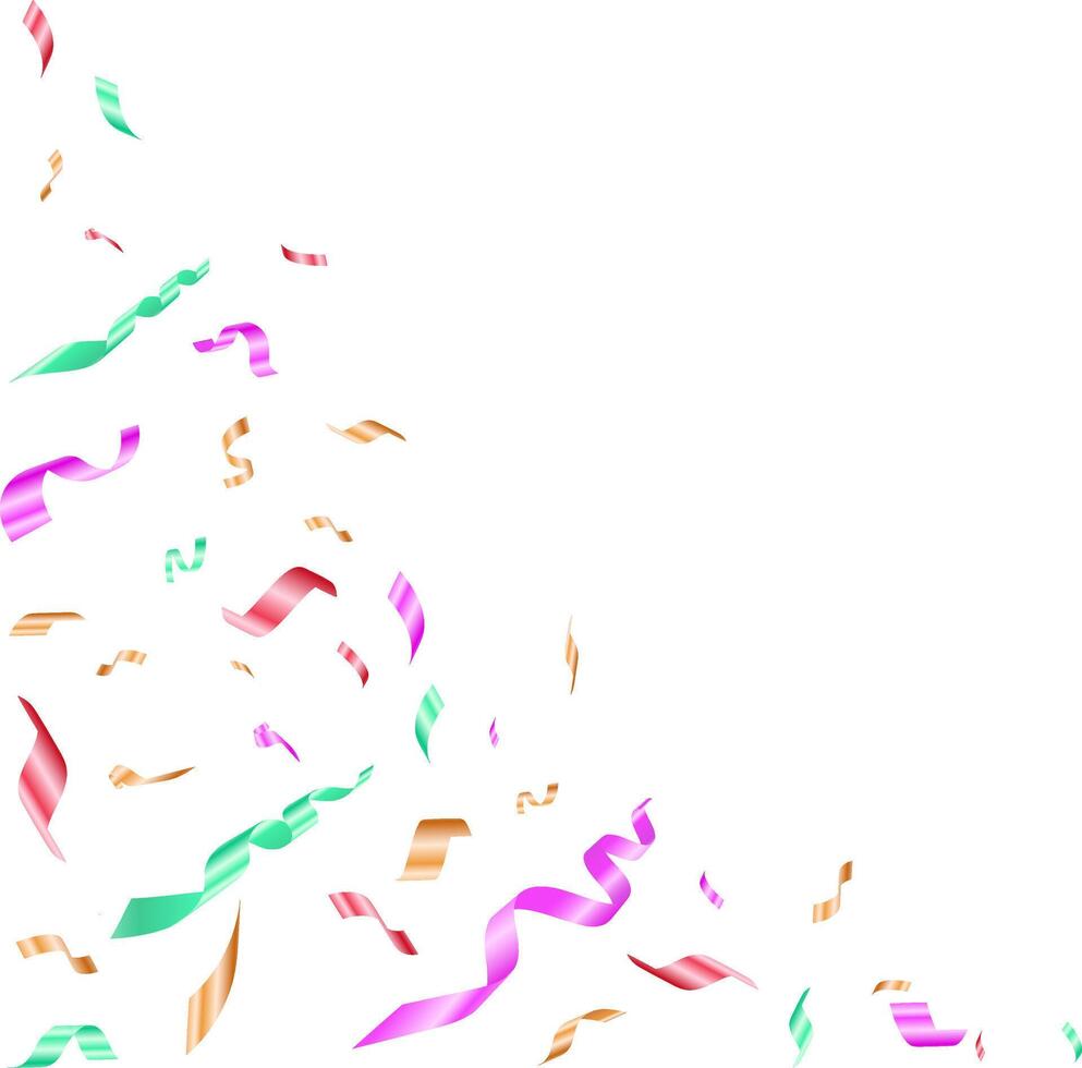 Explosion of color confetti. Shiny flying pieces of foil. A festive background for a carnival and postcards for parties. illustration. vector