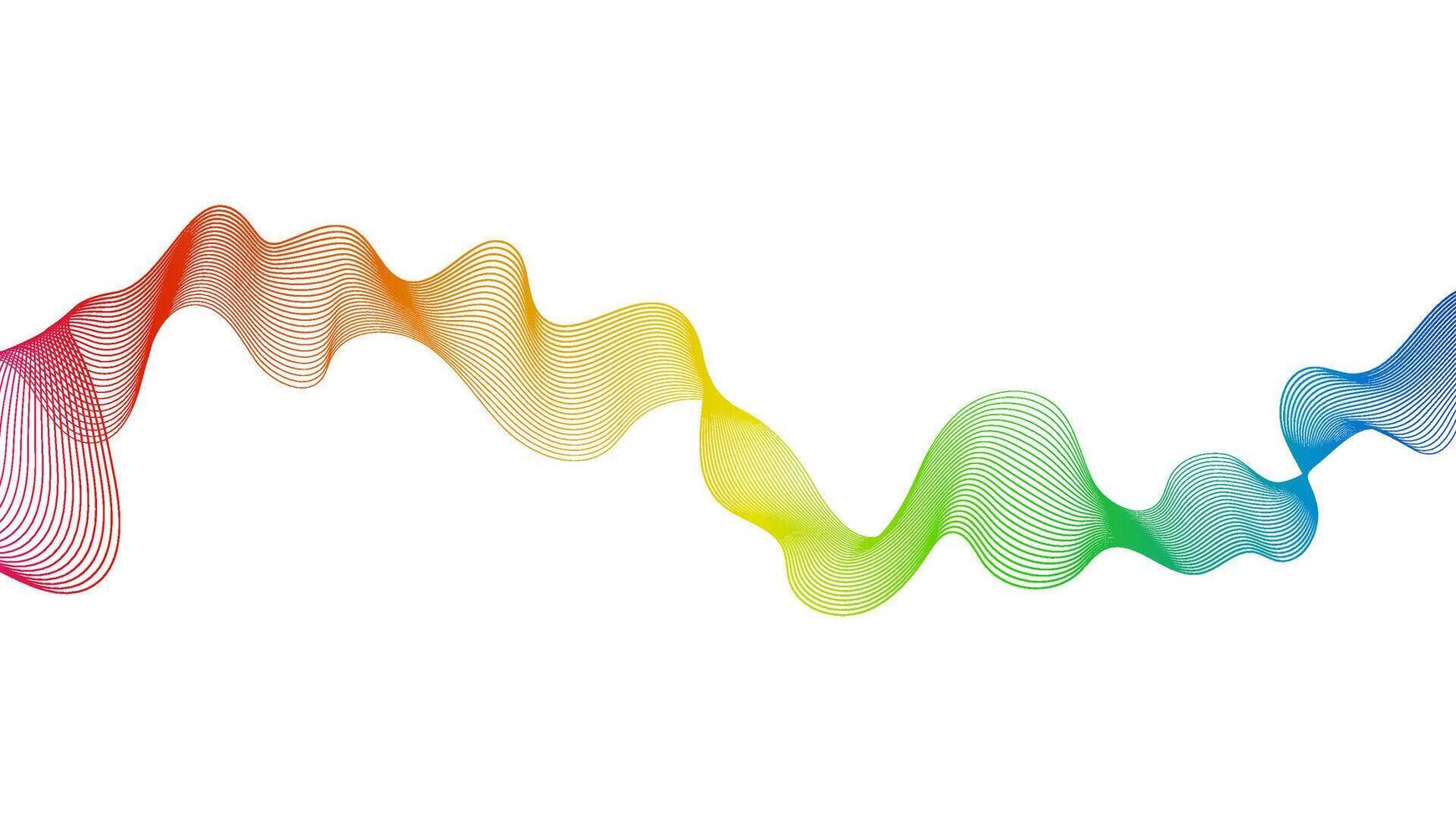 backdrop with wave gradient lines vector