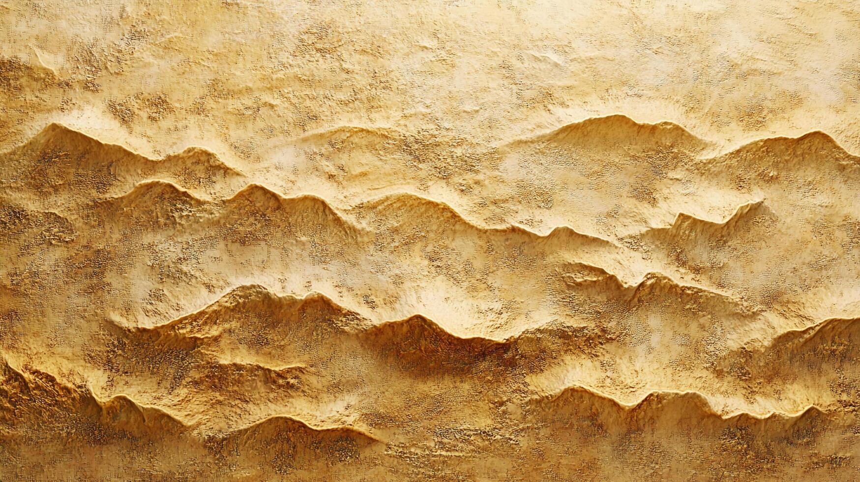 Textured mountain range in warm, earthy tones, showcasing a rugged landscape with layered ridges and a seamless horizon. photo