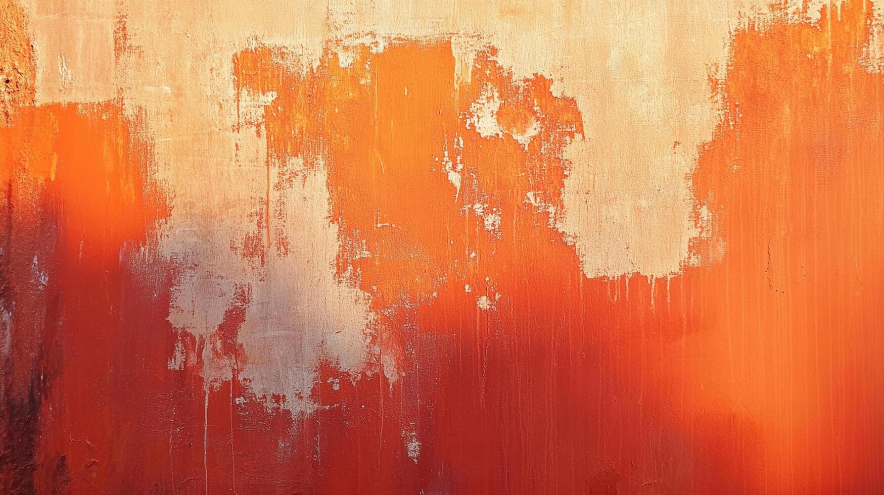 Textured background with an ombre of warm hues. A painted surface with visible brushstrokes and some worn spots creates a unique effect. photo