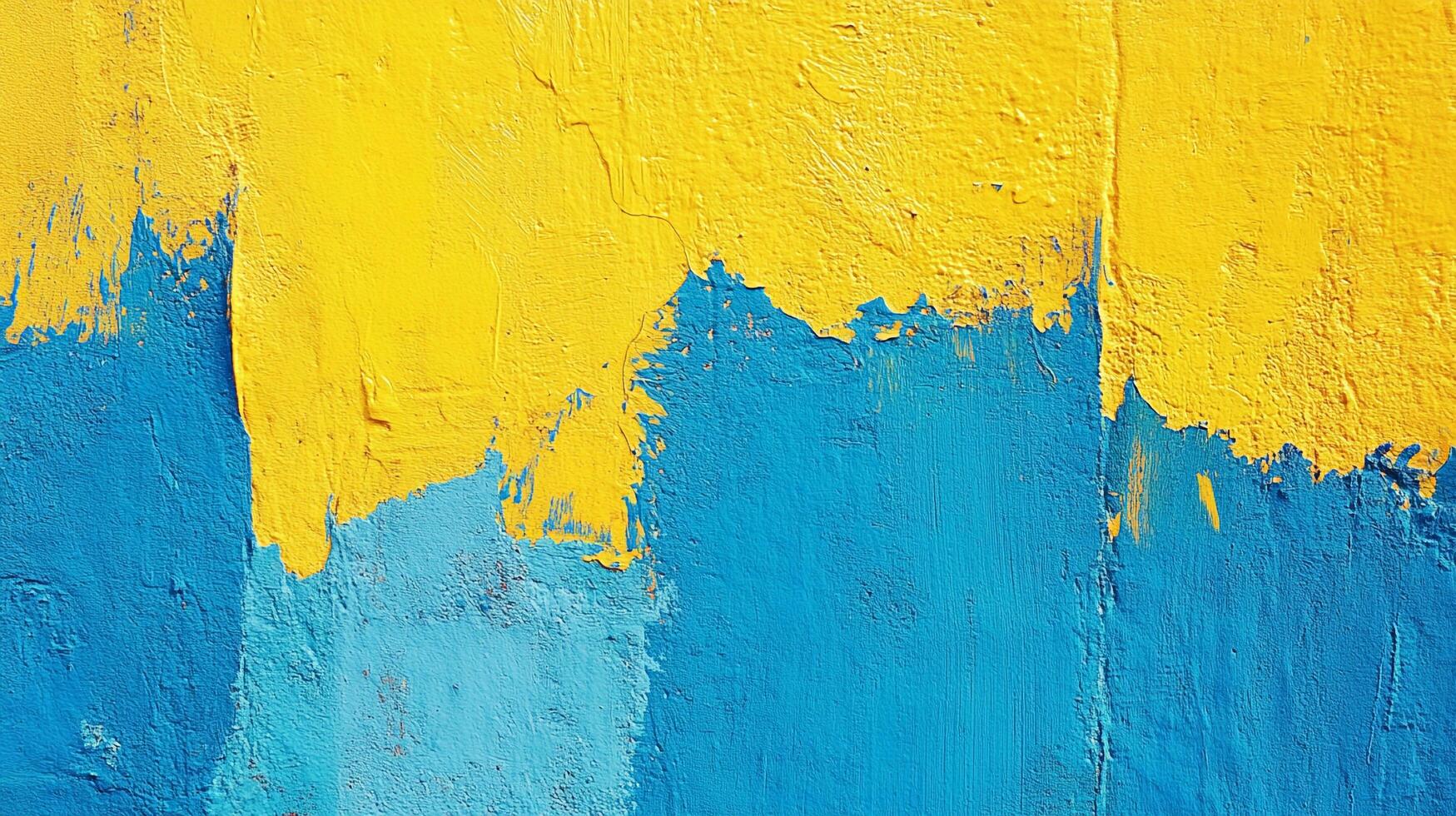 Vibrant textured background featuring bold yellow and blue hues, creating a striking contrast, and adding depth and visual interest. photo