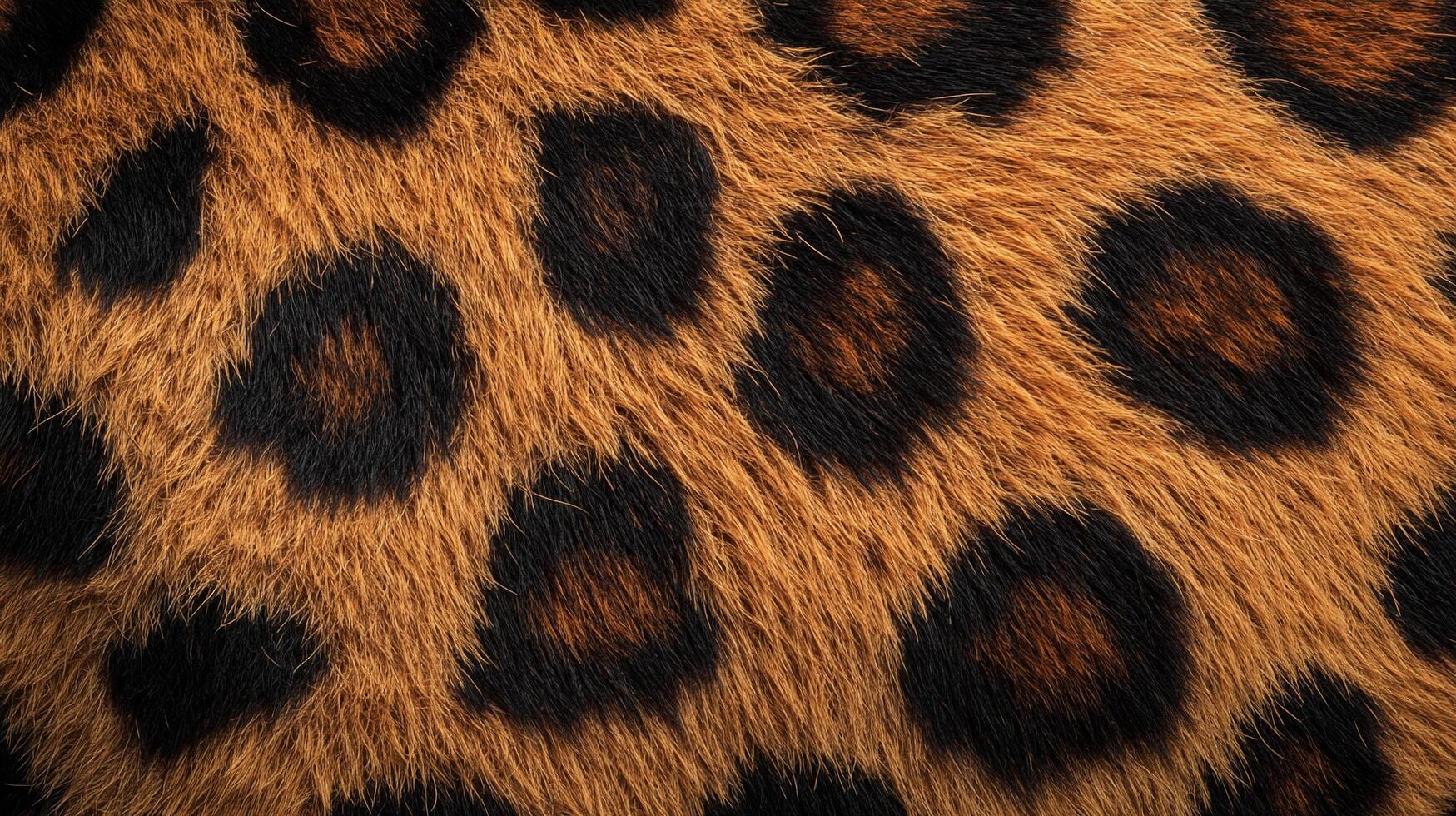 A captivating close-up of animal print, displaying a seamless pattern of bold spots against a textured background, ideal for exotic textiles. photo
