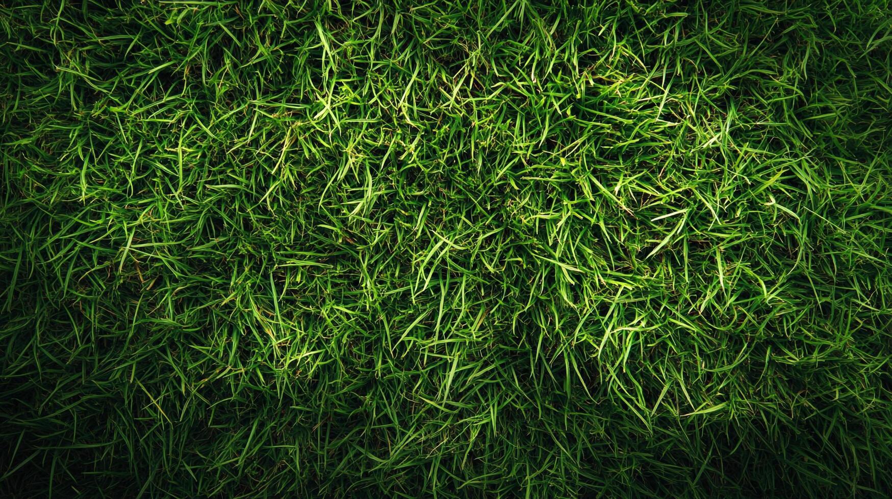 Lush green grass lawn, healthy blades, vibrant color and texture, ideal for gardens, fields, parks, outdoor recreation, natural beauty. photo