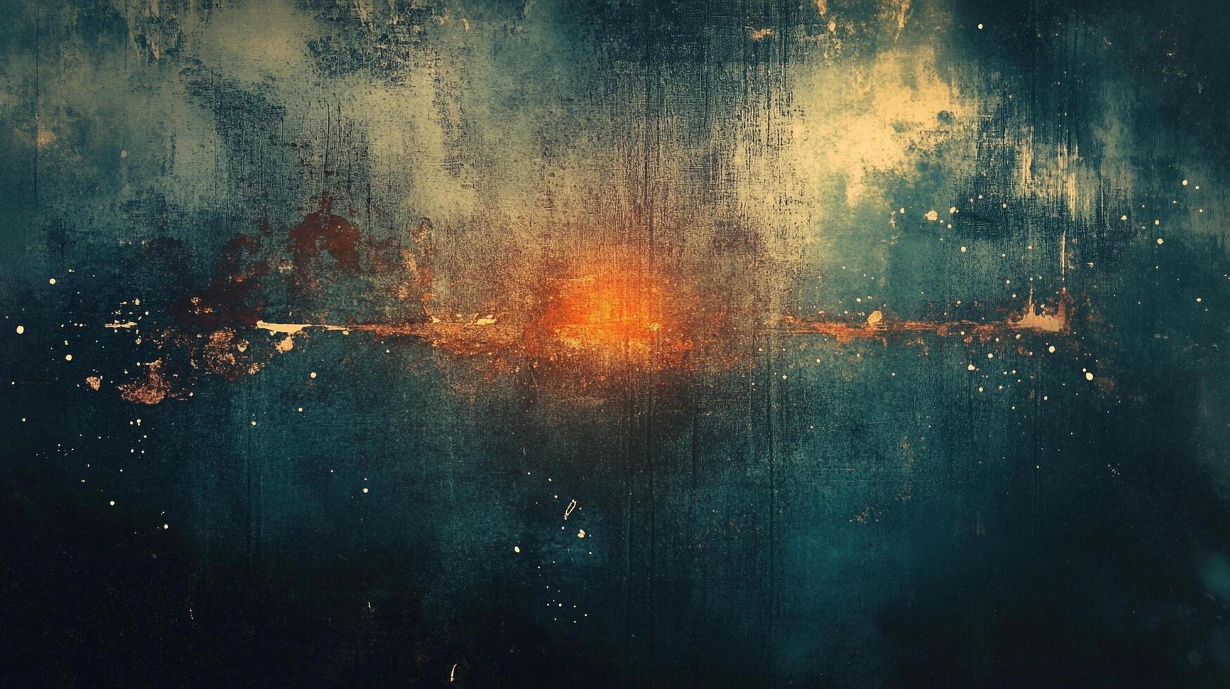 A dark, textured background with a glowing horizon, reminiscent of abstract art or a celestial landscape. Great depth and contrast. photo