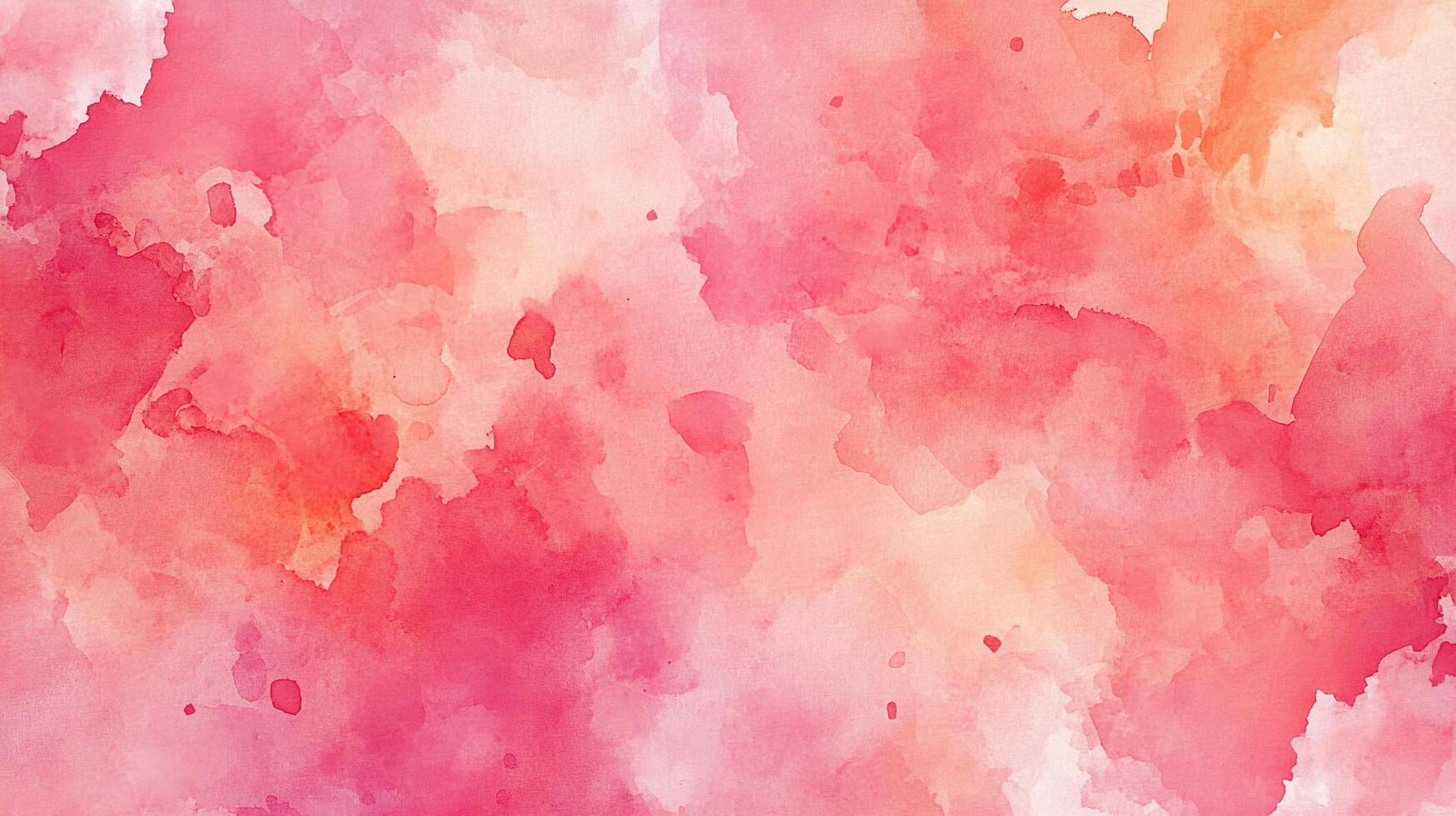 Abstract painting with pink, red, and peach watercolor washes. Textural and fluid background for artistic designs or projects photo