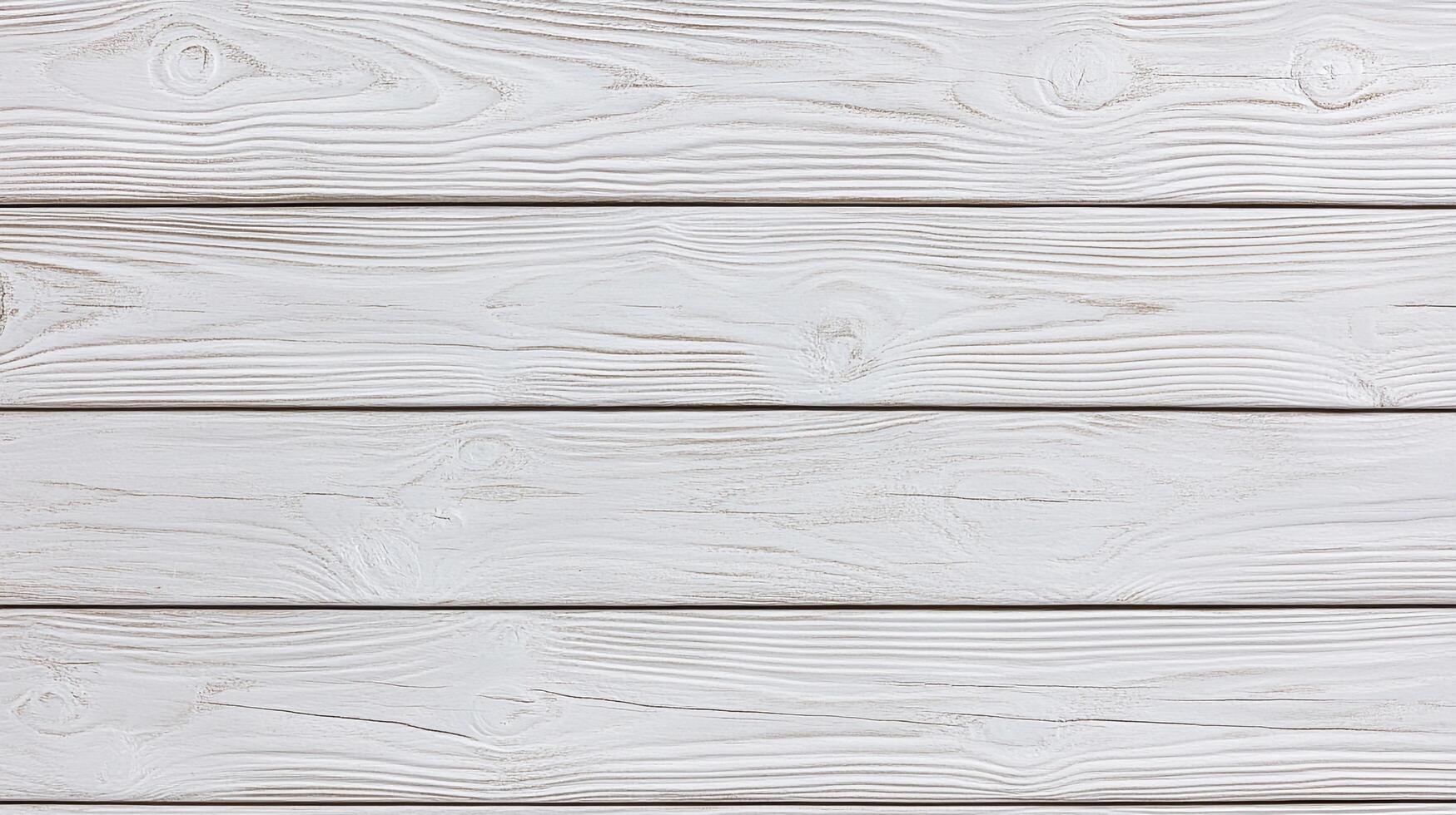 White wood planks create a textured backdrop with visible grain. Ideal for rustic and clean designs, adding subtle charm to any project. photo