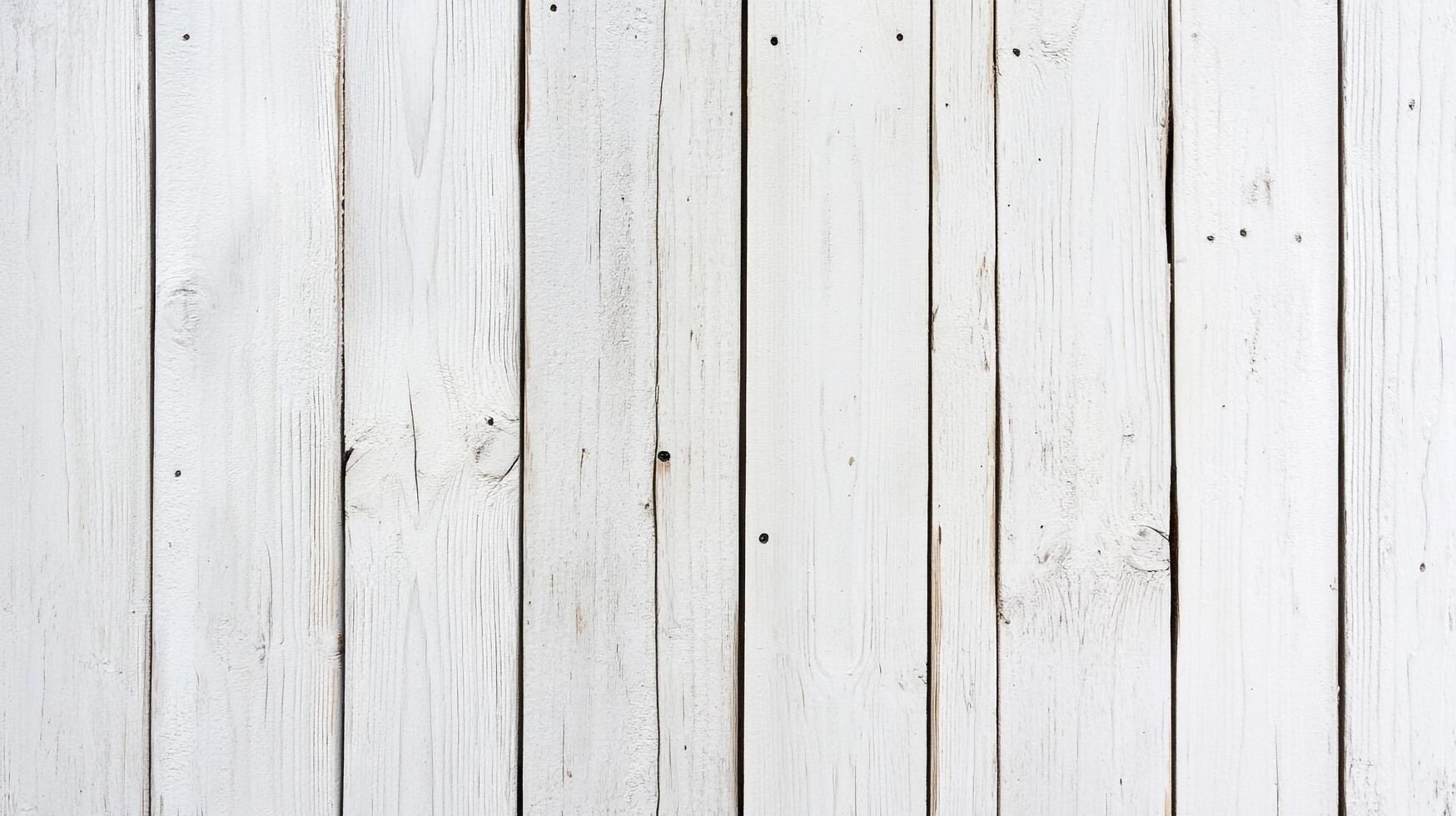 White wooden planks create a visually appealing background. The surface has subtle textures and an authentic, rustic appeal in the design. photo