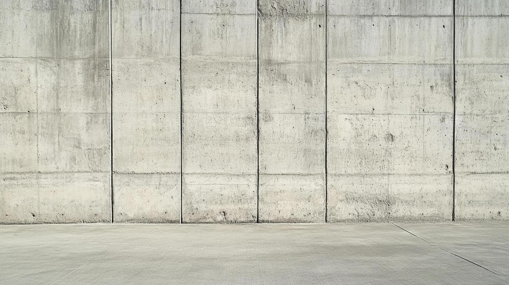 Monochromatic shot of concrete wall featuring geometric panel design and textured surface, ideal for architectural backgrounds or modern textures. photo