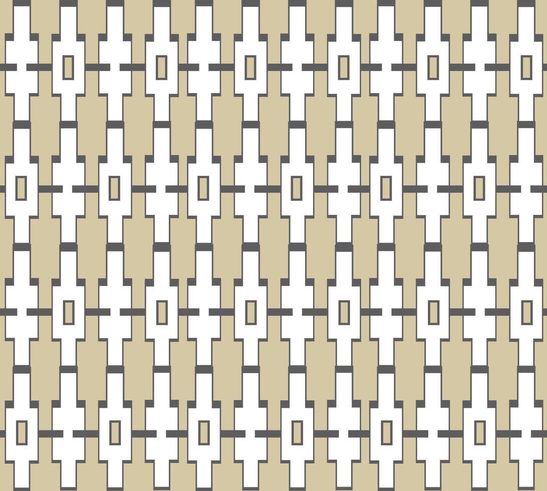 Abstract geometric seamless pattern. Line rectangle ornamental background. Grid interior texture vector