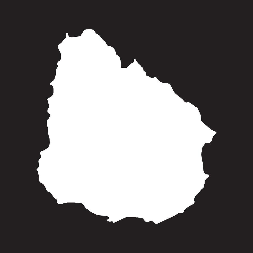 Uruguay Map Icon vector