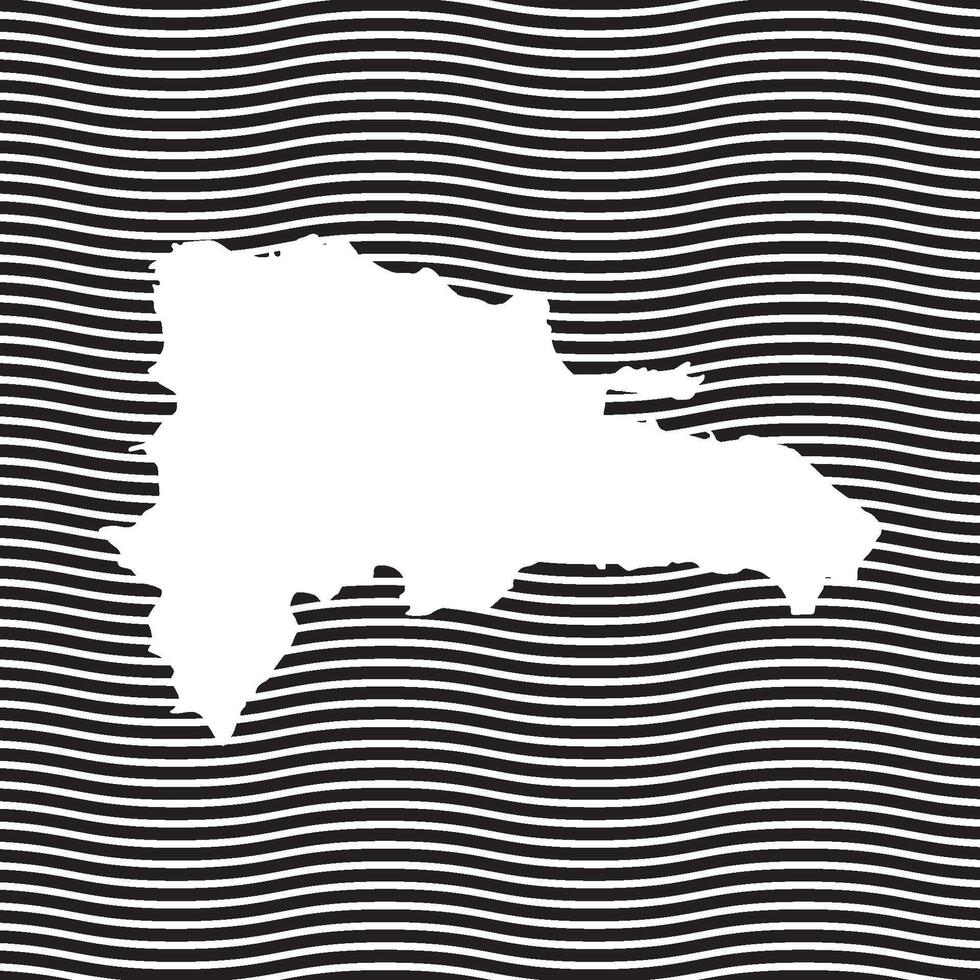 Dominican Republic Map Icon vector