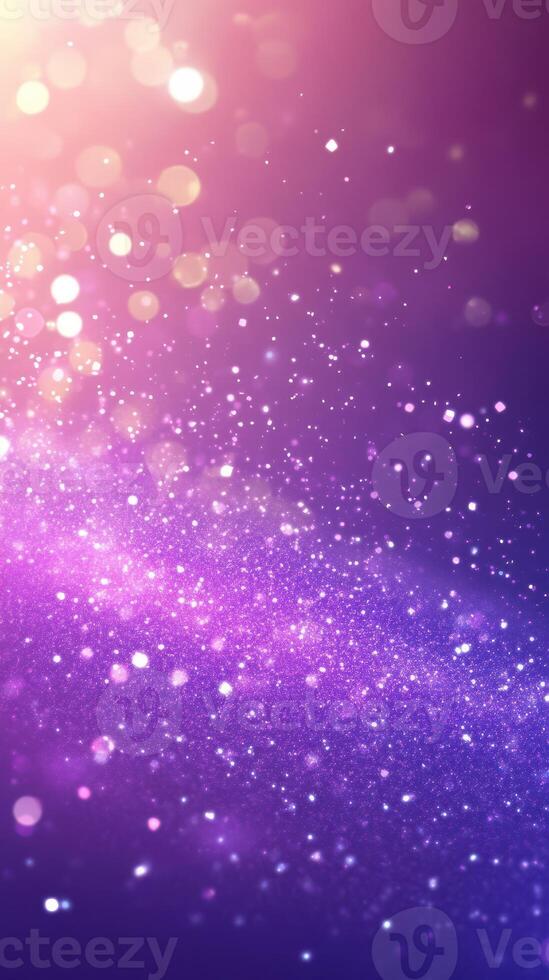 Colorful bokeh effect with vibrant purple and pink shades creating a dreamy atmosphere in an abstract setting photo