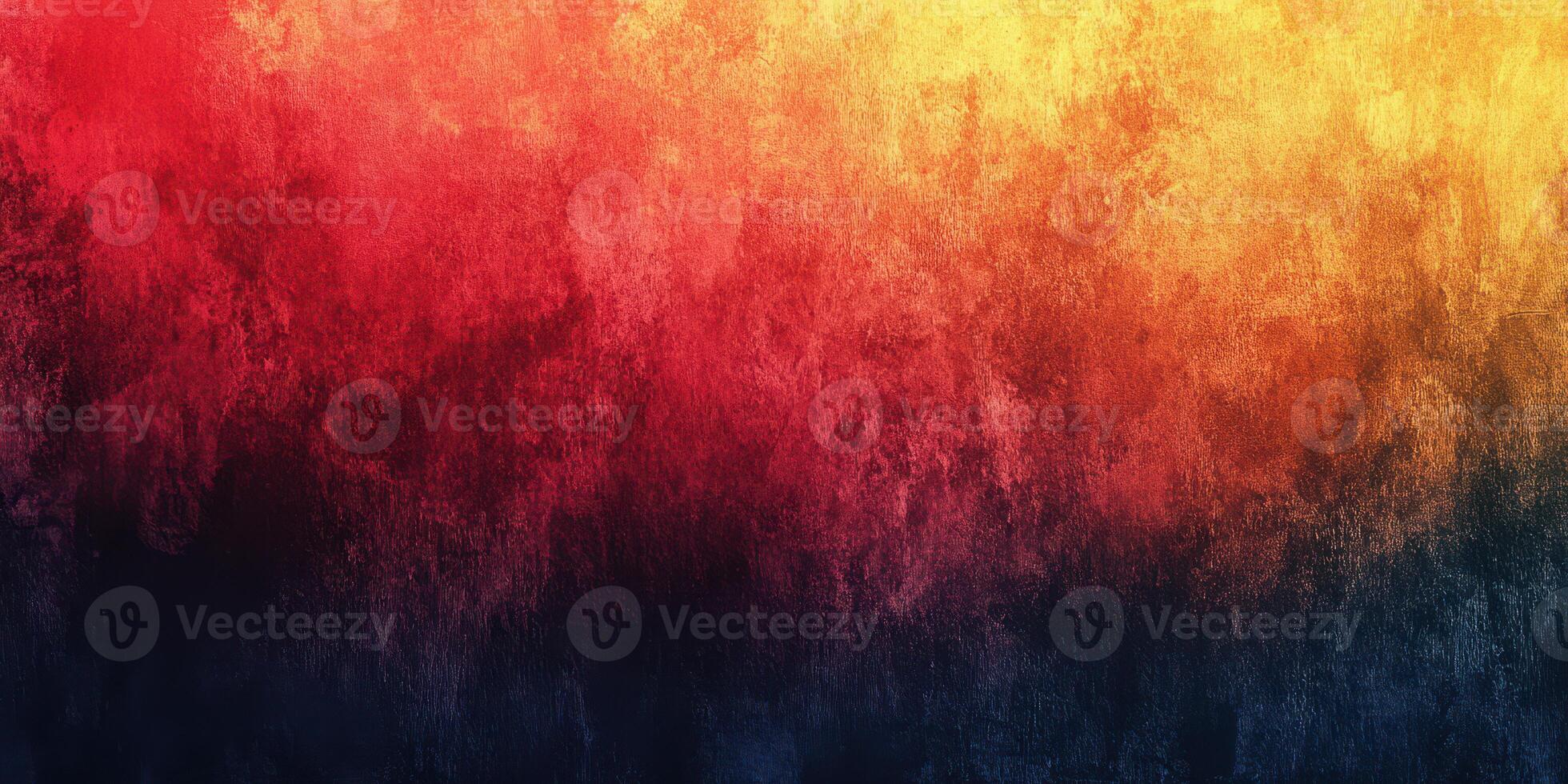 Vibrant gradient texture with warm hues blending into dark shades captured in abstract style photo