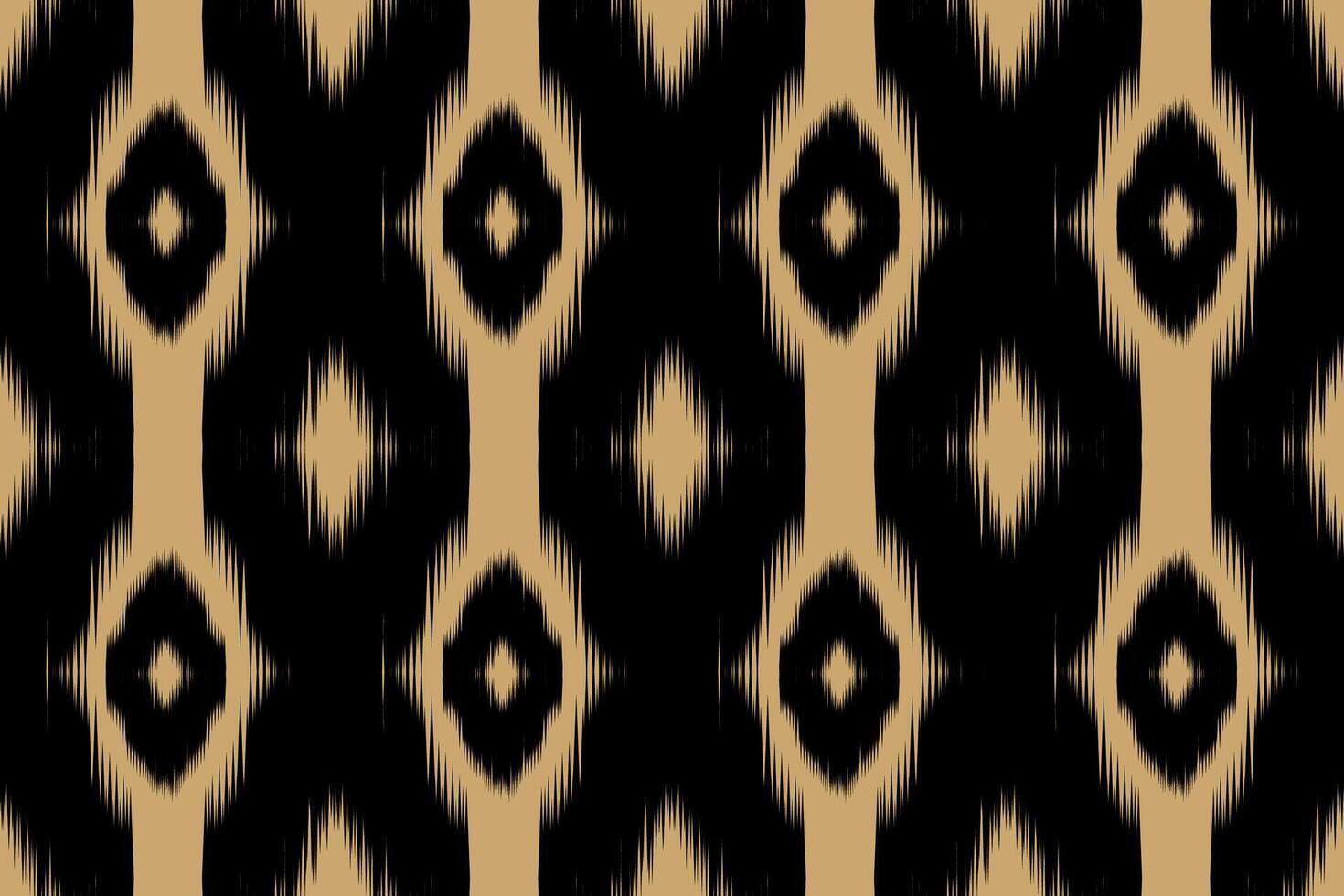 Ikat Pattern Design for Fabric. Ethnic fabric design. Boho, ornament, clothing, textile, wrapping, background, wallpaper, carpet, embroidery, print vector