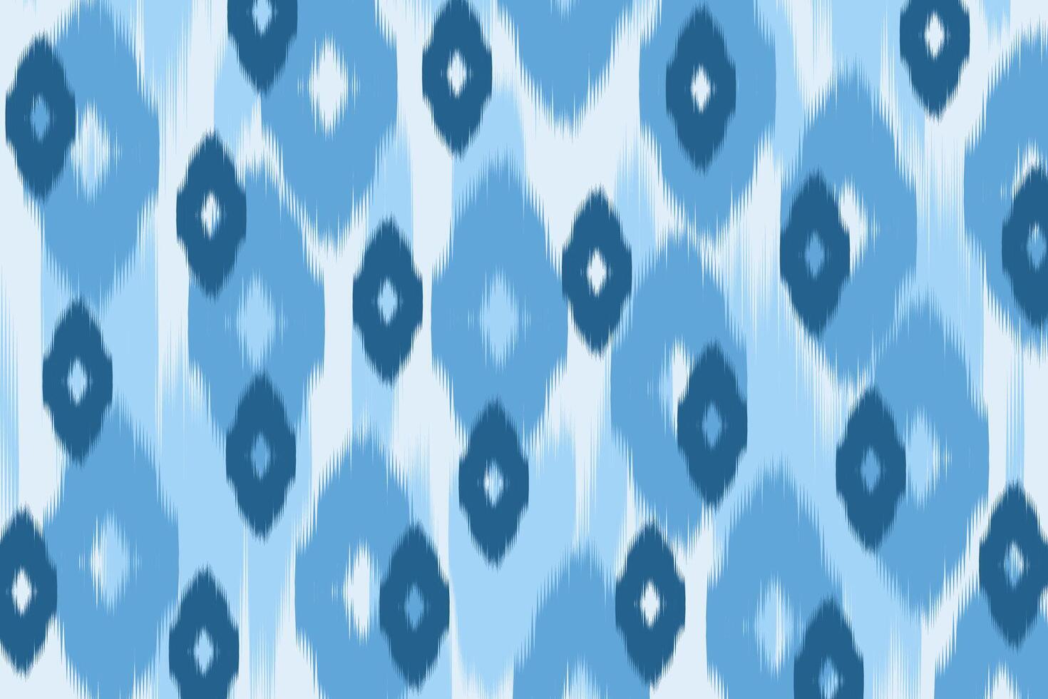 Ikat Pattern Design for Fabric. Ethnic fabric design. Boho, ornament, clothing, textile, wrapping, background, wallpaper, embroidery, print vector