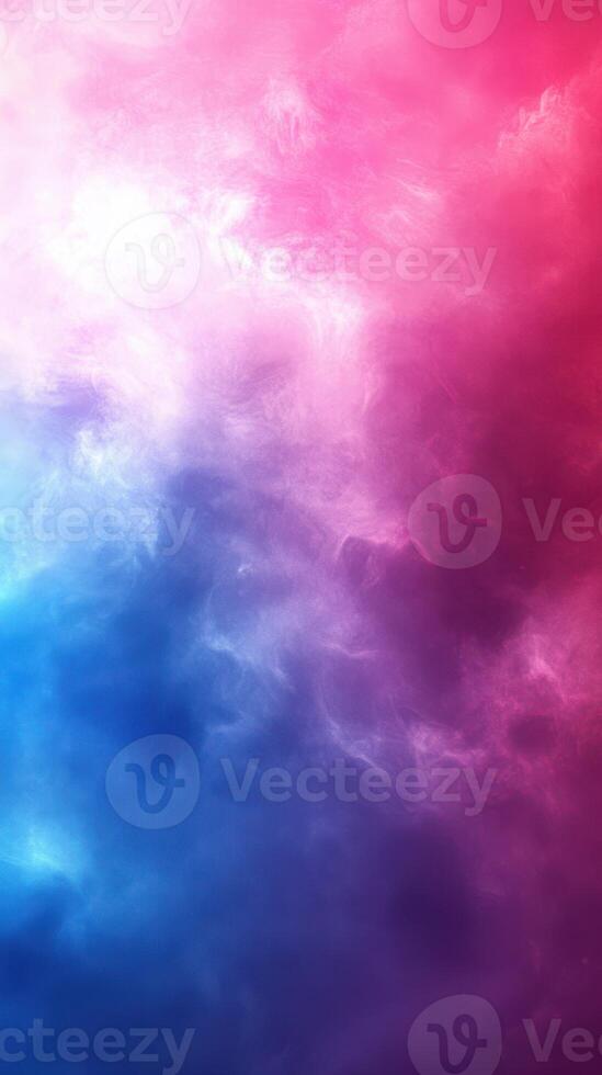 Colorful abstract smoke patterns blend shades of pink, blue, and purple, creating a vibrant visual experience in a dreamy atmosphere photo