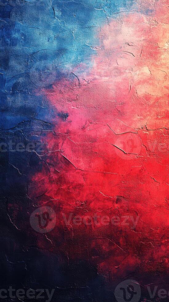 Vivid abstract texture with shades of blue and red creating a dynamic visual experience in artistic expression photo