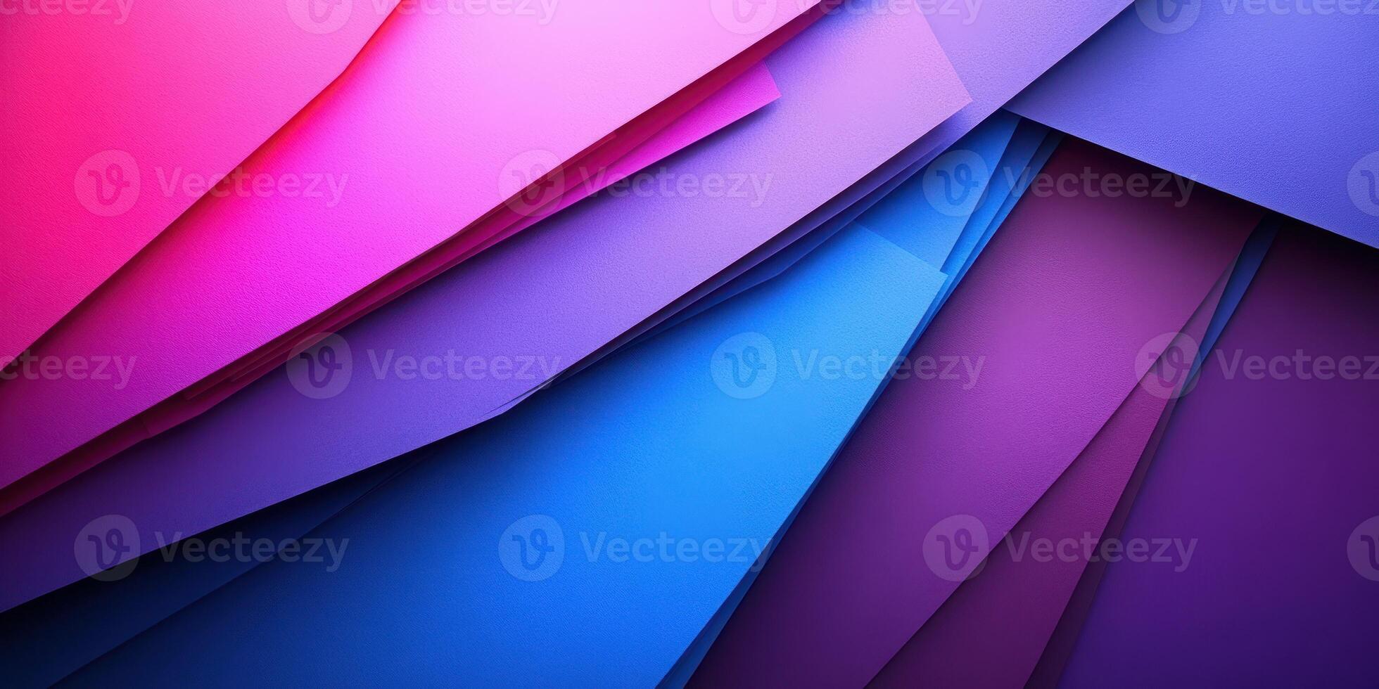 Colorful layers of paper in various shades create a vibrant backdrop for creative projects and artistic endeavors photo