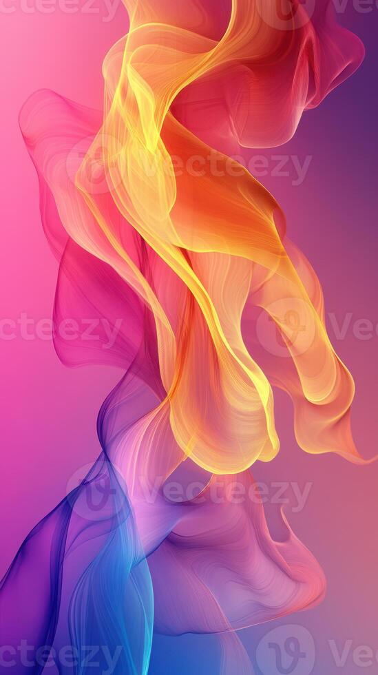 Colorful swirling abstract patterns create vibrant visuals in a modern digital artwork showcasing motion and fluidity photo