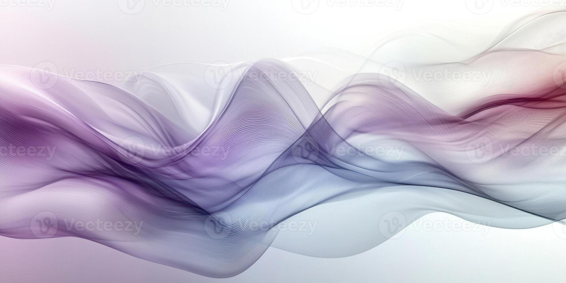 Colorful abstract design with flowing waves in soft pastels at sunset photo