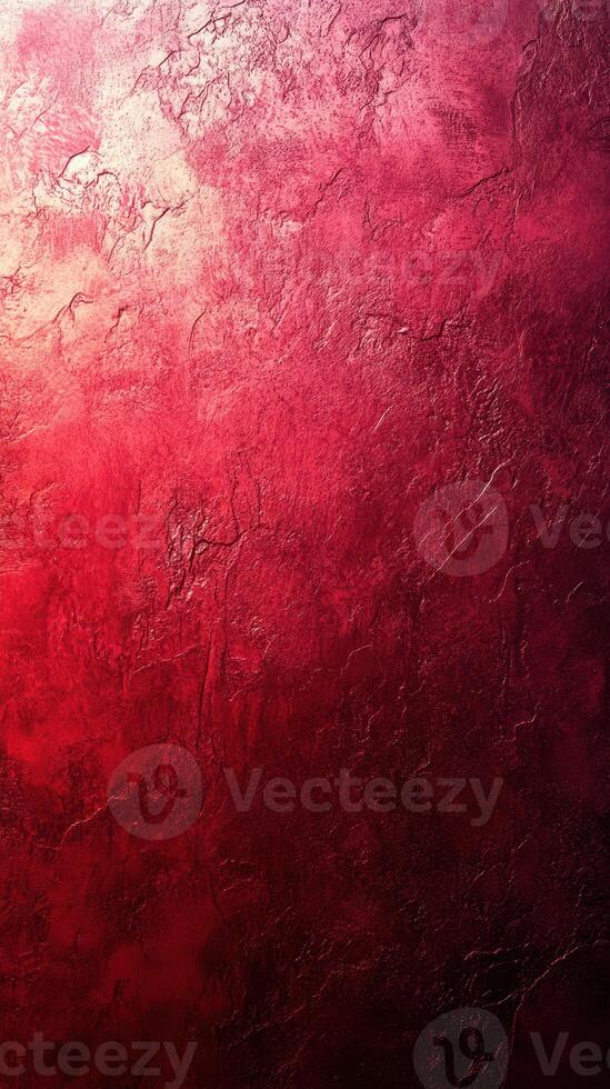 Abstract textured red surface with shades and depth for artistic exploration photo