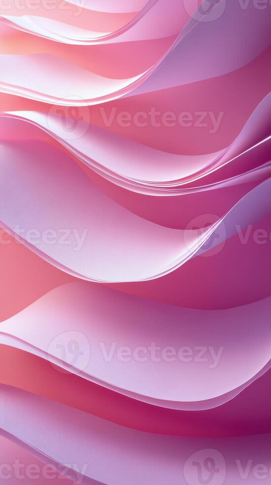 Soft pink waves create a serene and calming abstract background for creative projects and digital art photo