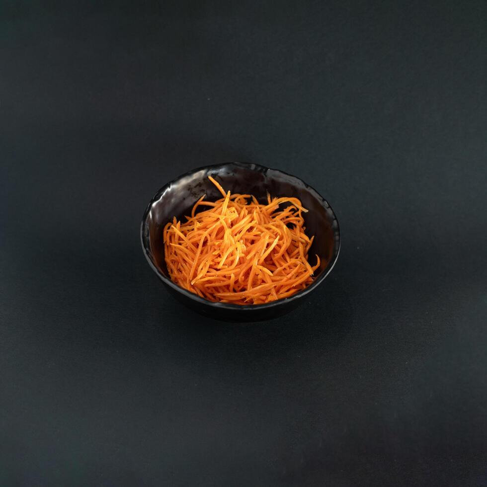 Korean-style carrot salad photo