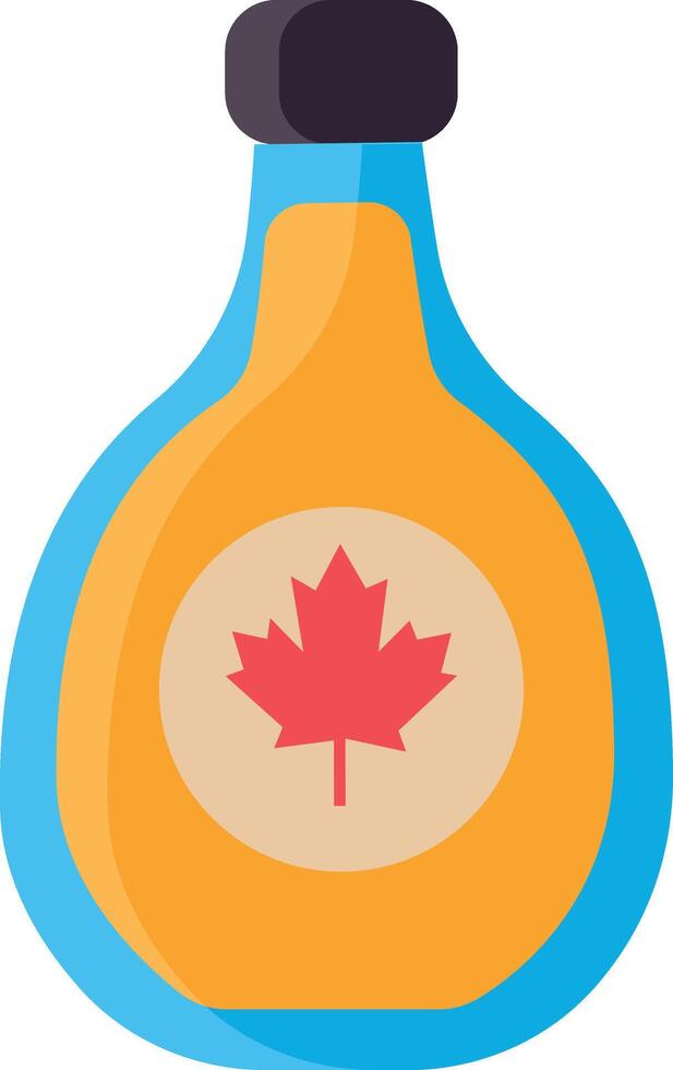 Maple syrup illustration flat design style vector