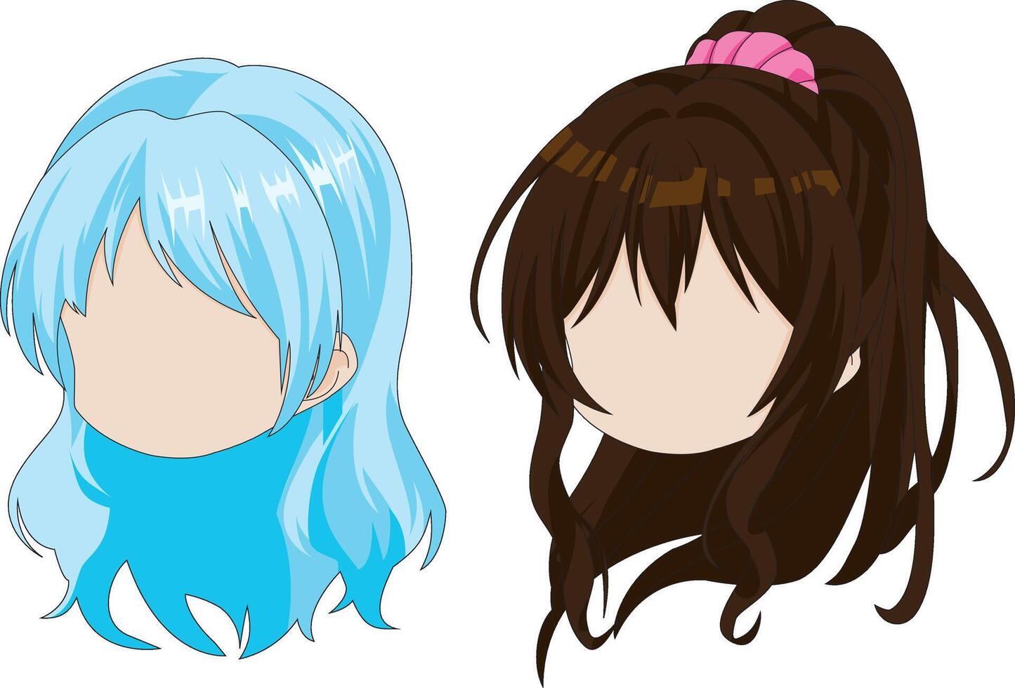 Anime Chibi Girl Hairstyles Set 57219730 Vector Art At Vecteezy Anime Chibi Girl Hairstyles Set 57219730 Vector Art At Vecteezy
