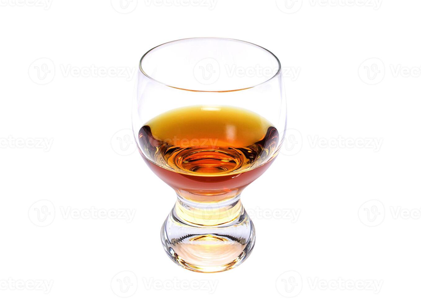 Brandy glass isolated on white background photo