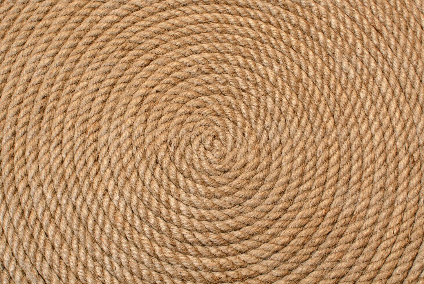 Background of twisted hemp rope photo