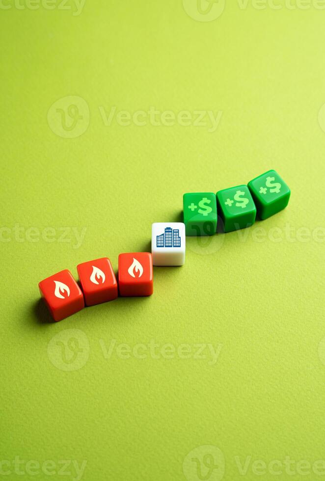 Balance of income and expenses of a business company. Economy. Budgeting and financial planning. Maintain stability and avoid financial losses. photo