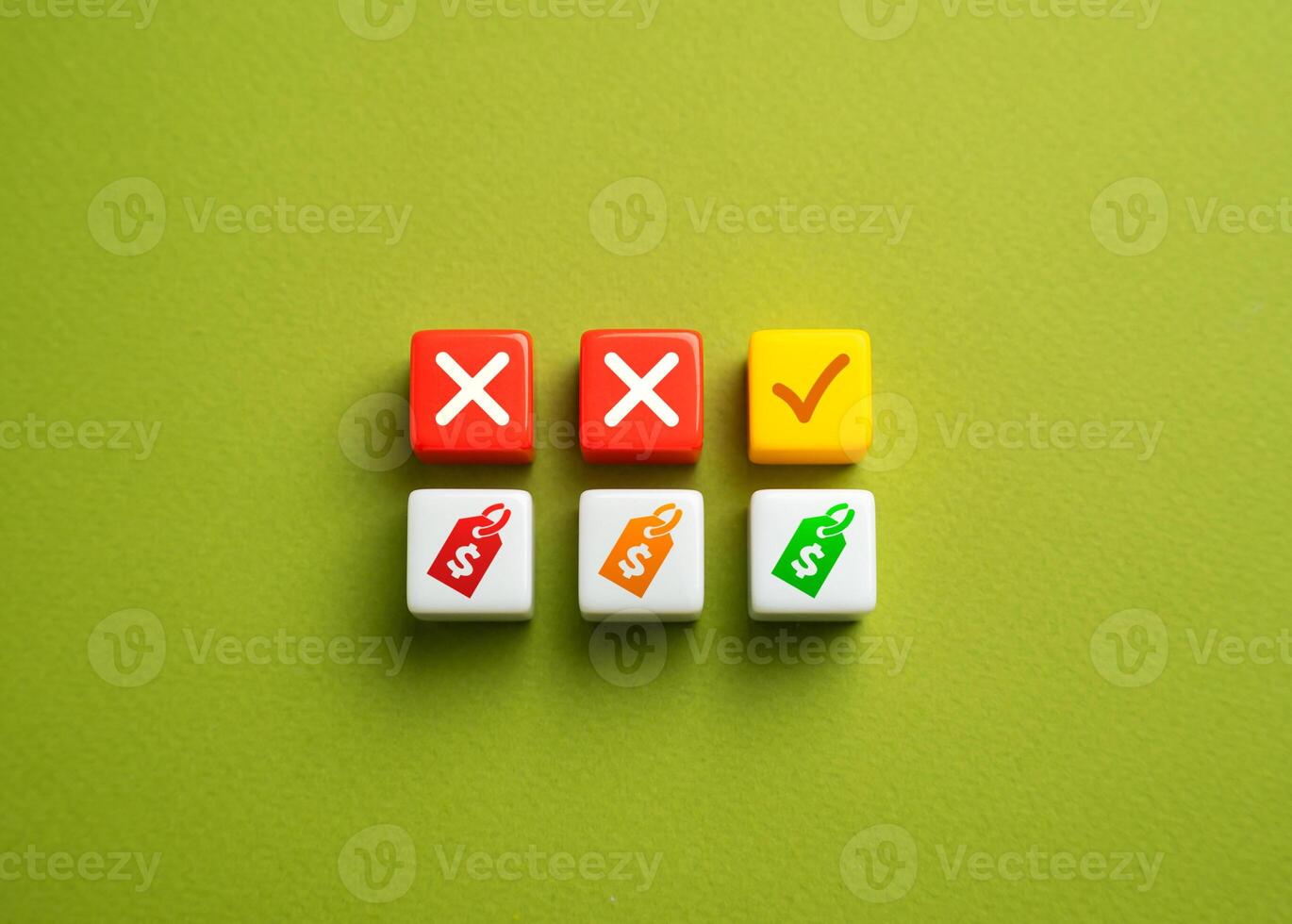 Choose the best price. Optimal pricing through market research, price comparisons, and negotiations. Purchasing power, influencing economic trends and sales strategies. photo