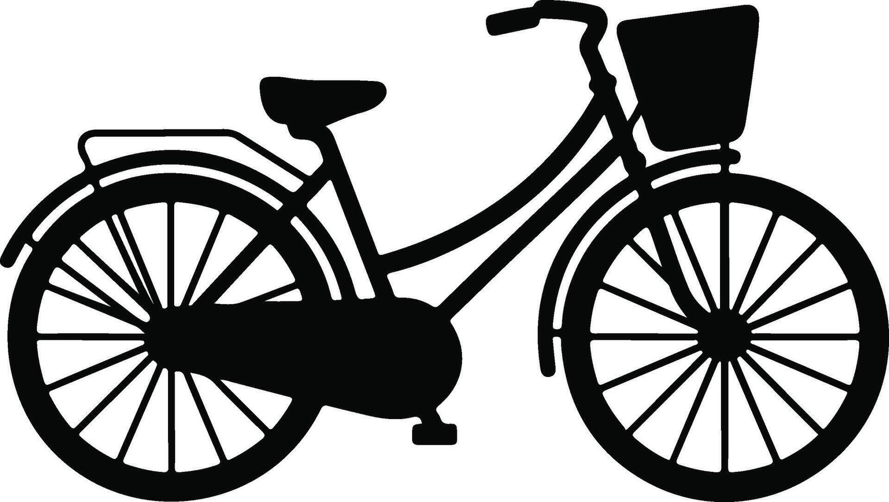 Bicycle Sketch Illustration for Creative Projects vector