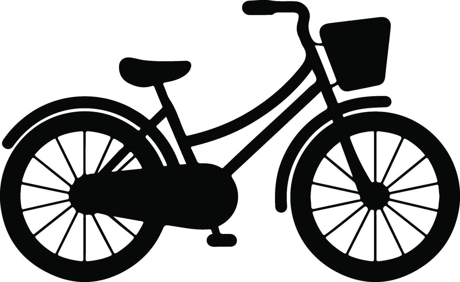 Creative Bicycle Illustration Art for Designers vector