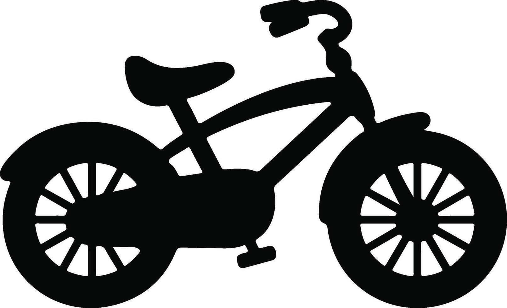 Bicycle Illustration Art for Modern Decor vector