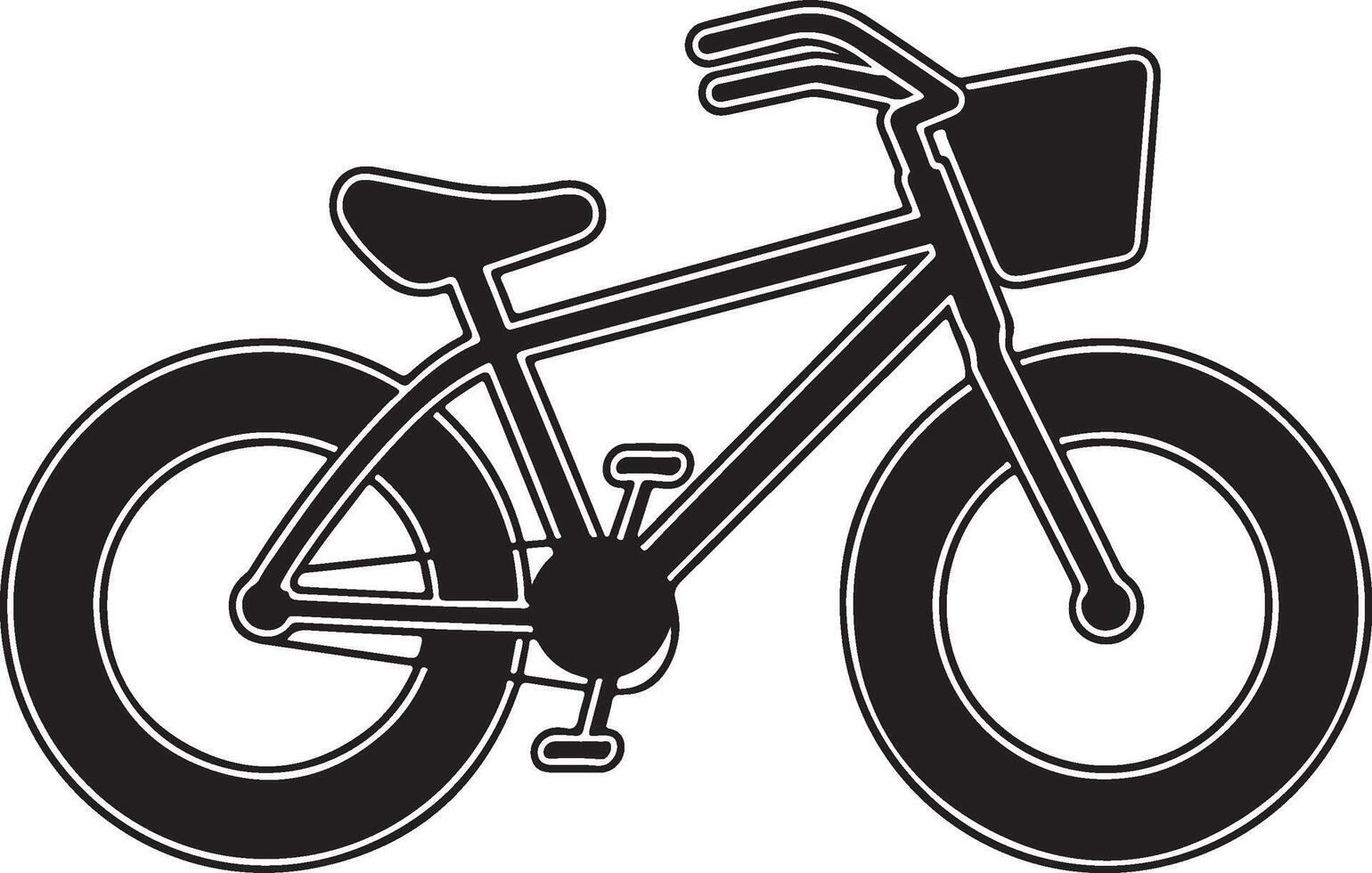 Expressive Bicycle Art for Cyclists and Artists vector