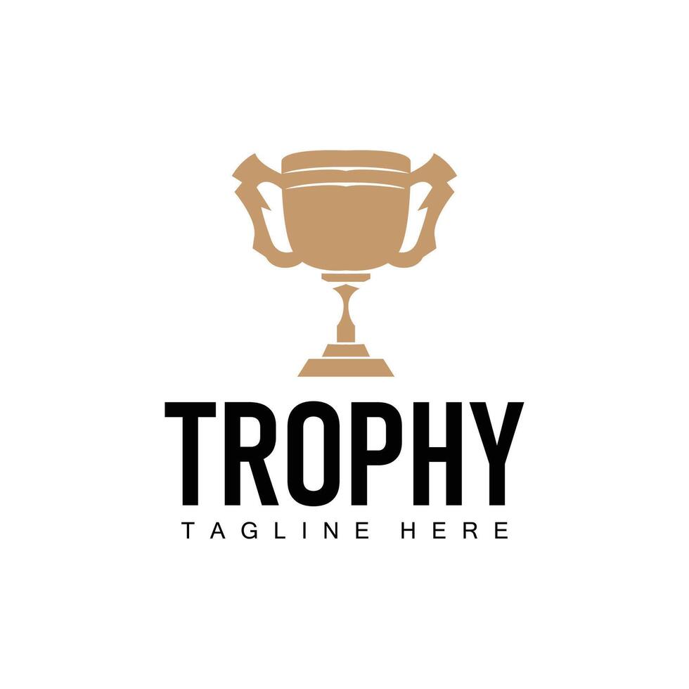 victory symbol logo trophy design contest win template symbol vector