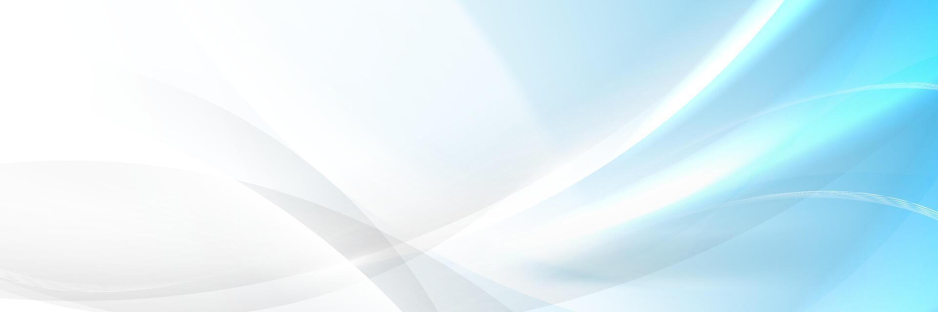 Abstract Light Blue Wave Background vector