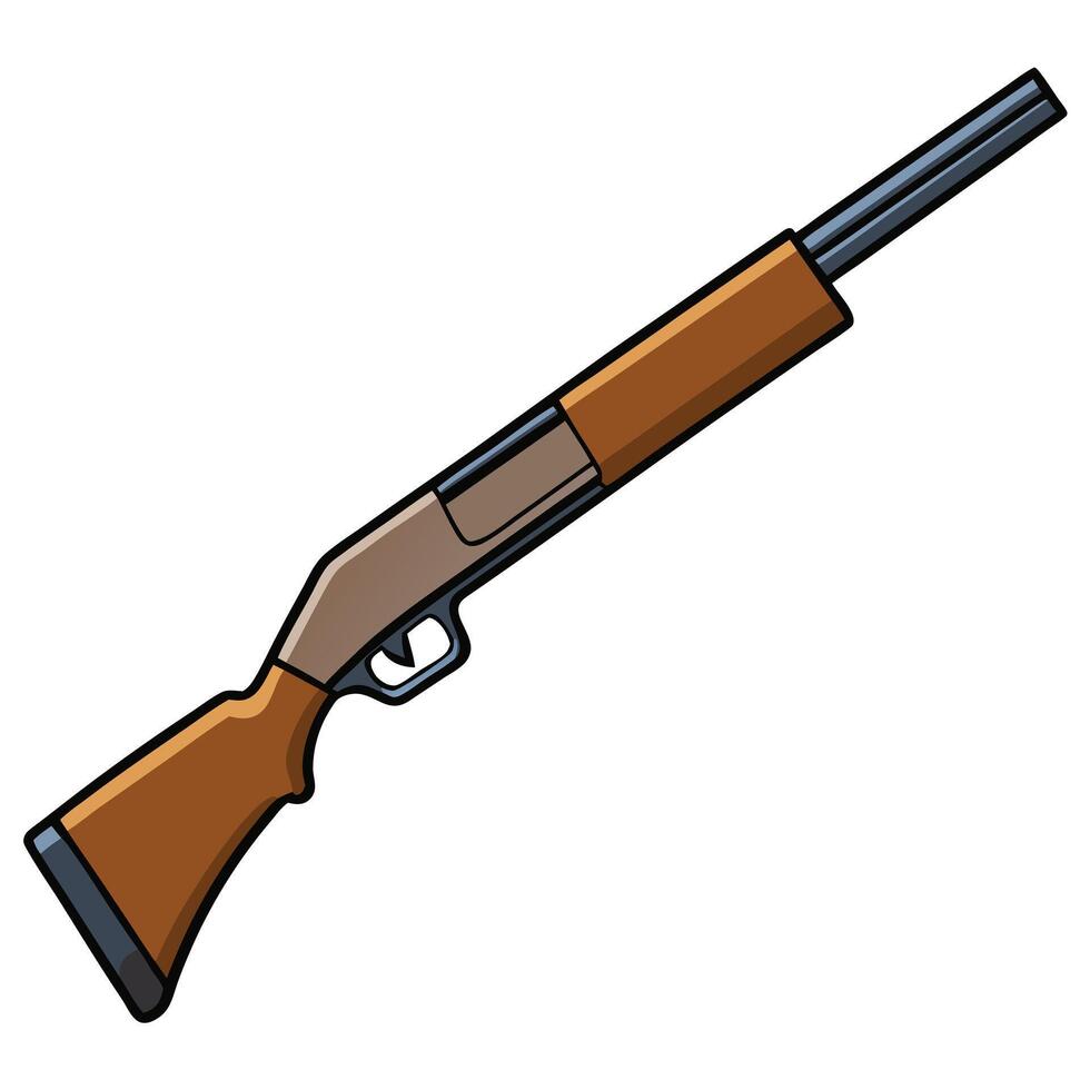 Handgun Art - Gun Icon Illustration vector