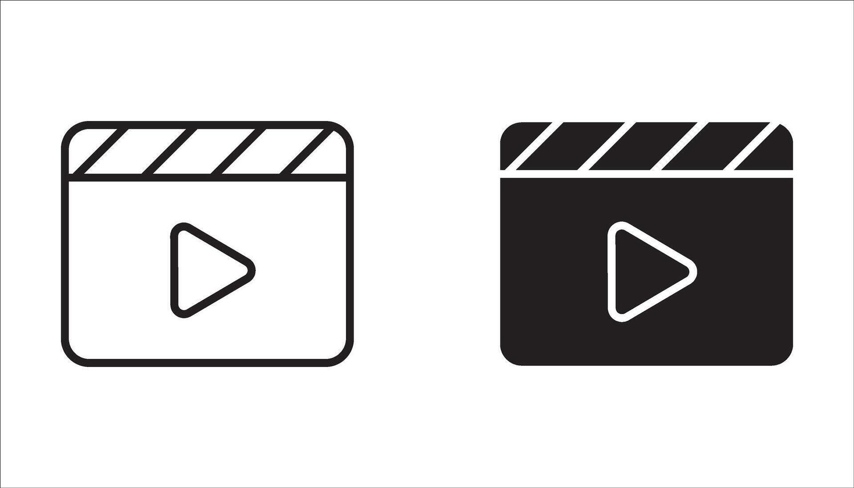 icon set. Play buttons. Media player icons. Shorts . EPS 10 vector