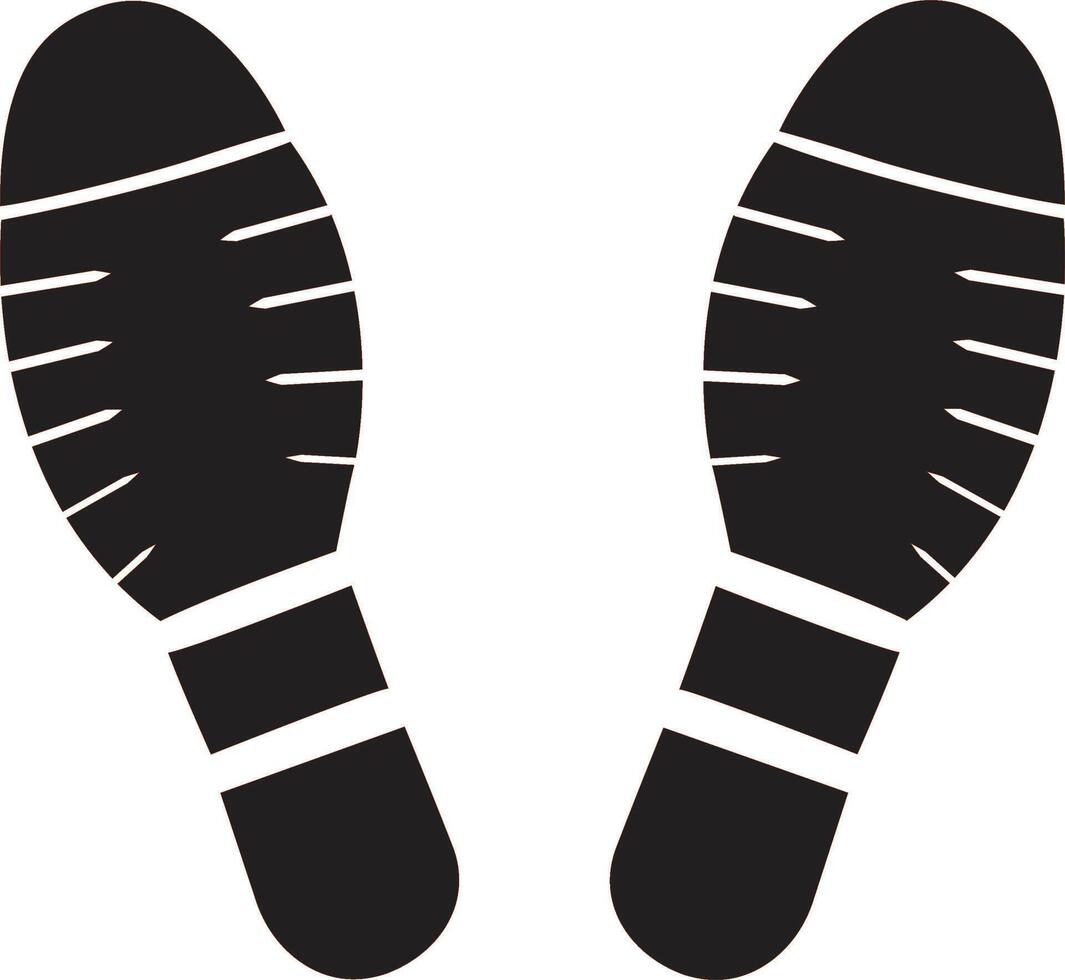 footprints icon illustration vector
