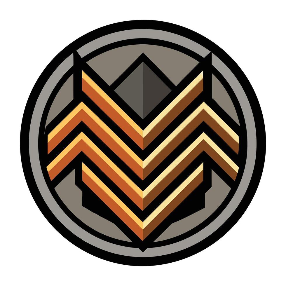 a logo for a company that makes chevrons vector
