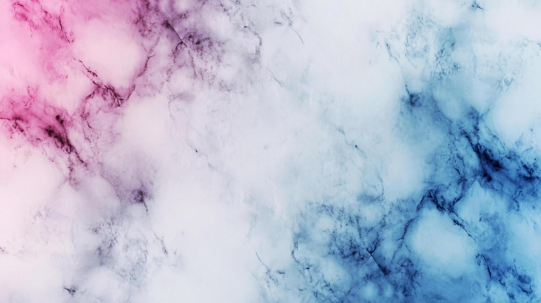 Elegant marble texture fades from soft pink to serene blue, creating a visually pleasing gradient with intricate veining details. photo