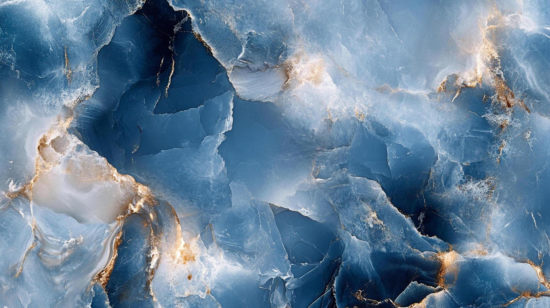 Captivating blue marble texture featuring swirling patterns and intricate veins. A stunning and luxurious design element. A captivating stone surface. photo