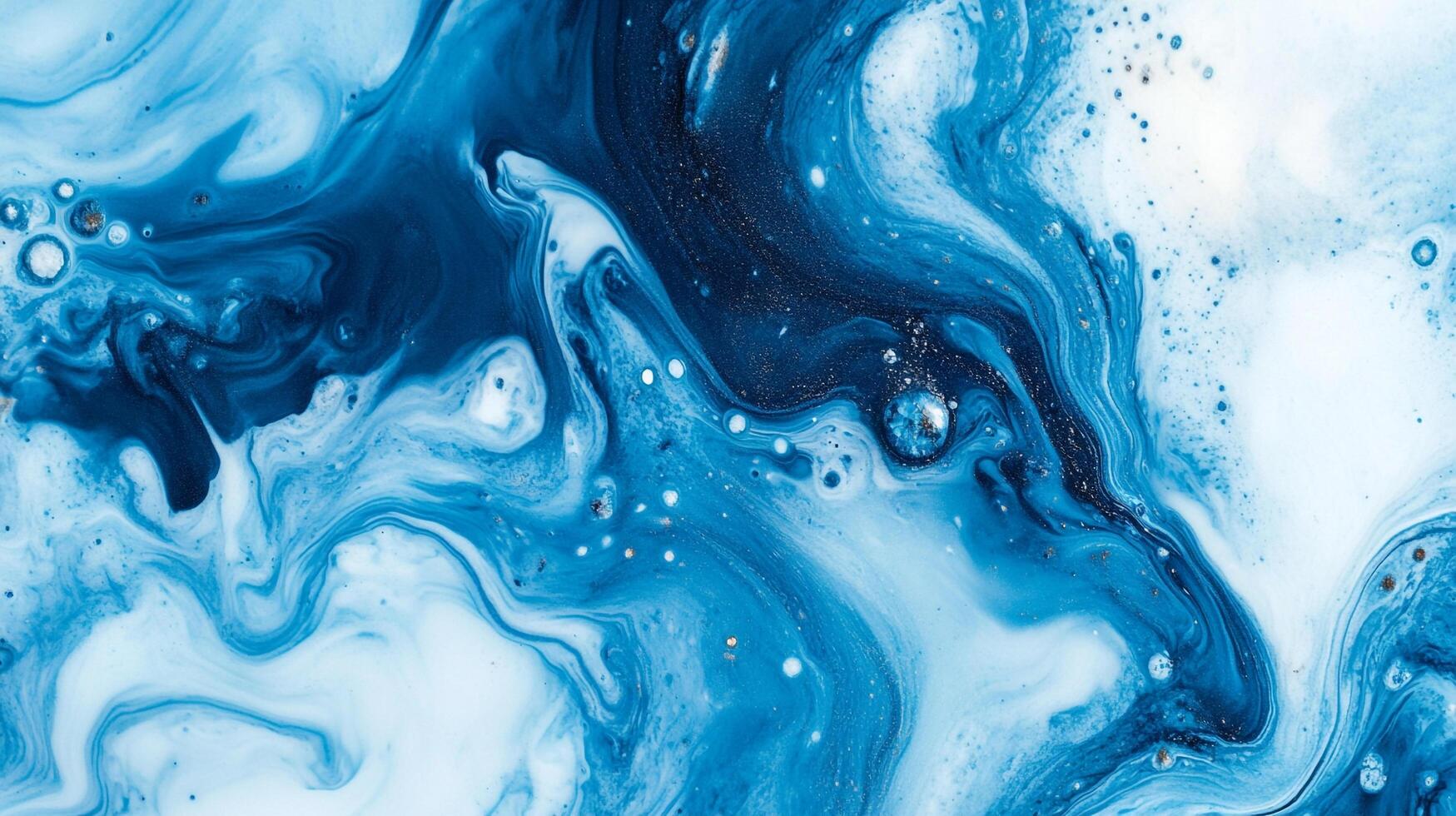 A stunning abstract background with swirling patterns of blue and white, like looking at liquid mixed together in an eye-catching way. photo