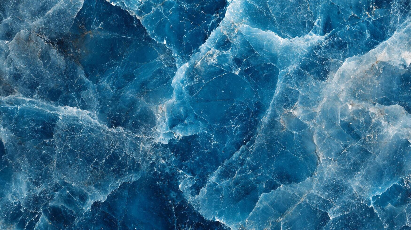 Vivid blue textures unfold in a captivating dance of light and shadow. A mesmerizing display of nature's artistry captured in stone. photo