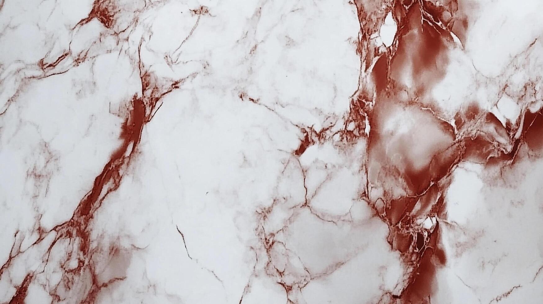 Elegant marble surface with intricate red veins and natural patterns, ideal for backgrounds, interior design, and decorative purposes. photo