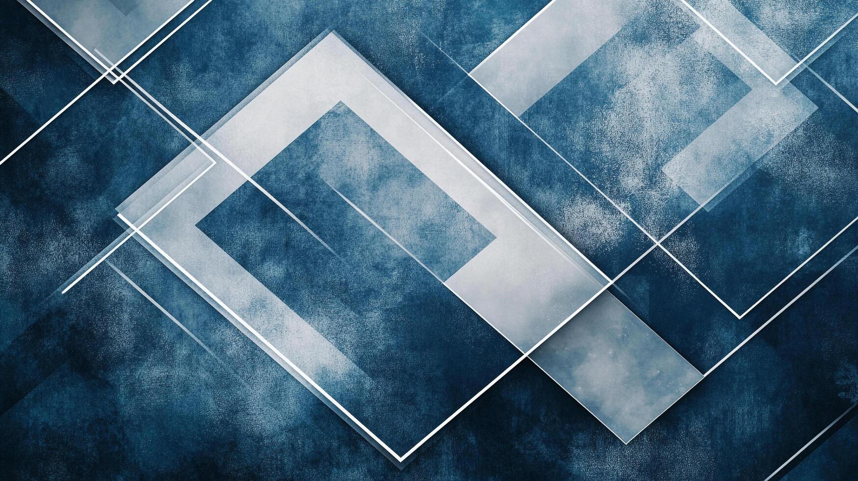 Modern abstract background with geometric shapes in blue and white. Contemporary design perfect for wallpapers and graphic projects. photo