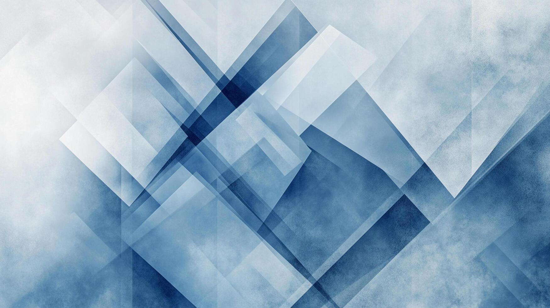 Abstract geometric design with a focus on layered shapes and soft blue hues, creating a modern and dynamic background. photo